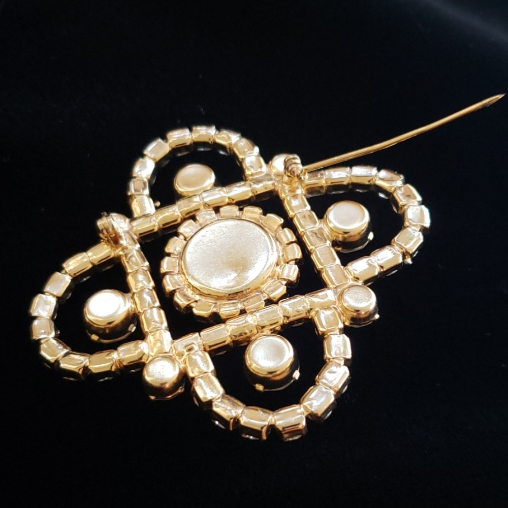 Stunning VTG rhinestone brooch - Picture 5 of 6